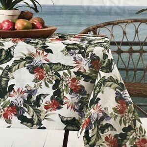 Tommy Bahama Tropical Floral Tablecloth 60 x 84